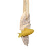 Visjes op houtschijfje (Witte Lotus)