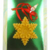 Bijenwas Geuren, kerstster-hanger
