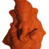Terracotta Ganesh muzikantje, groot (sitar)
