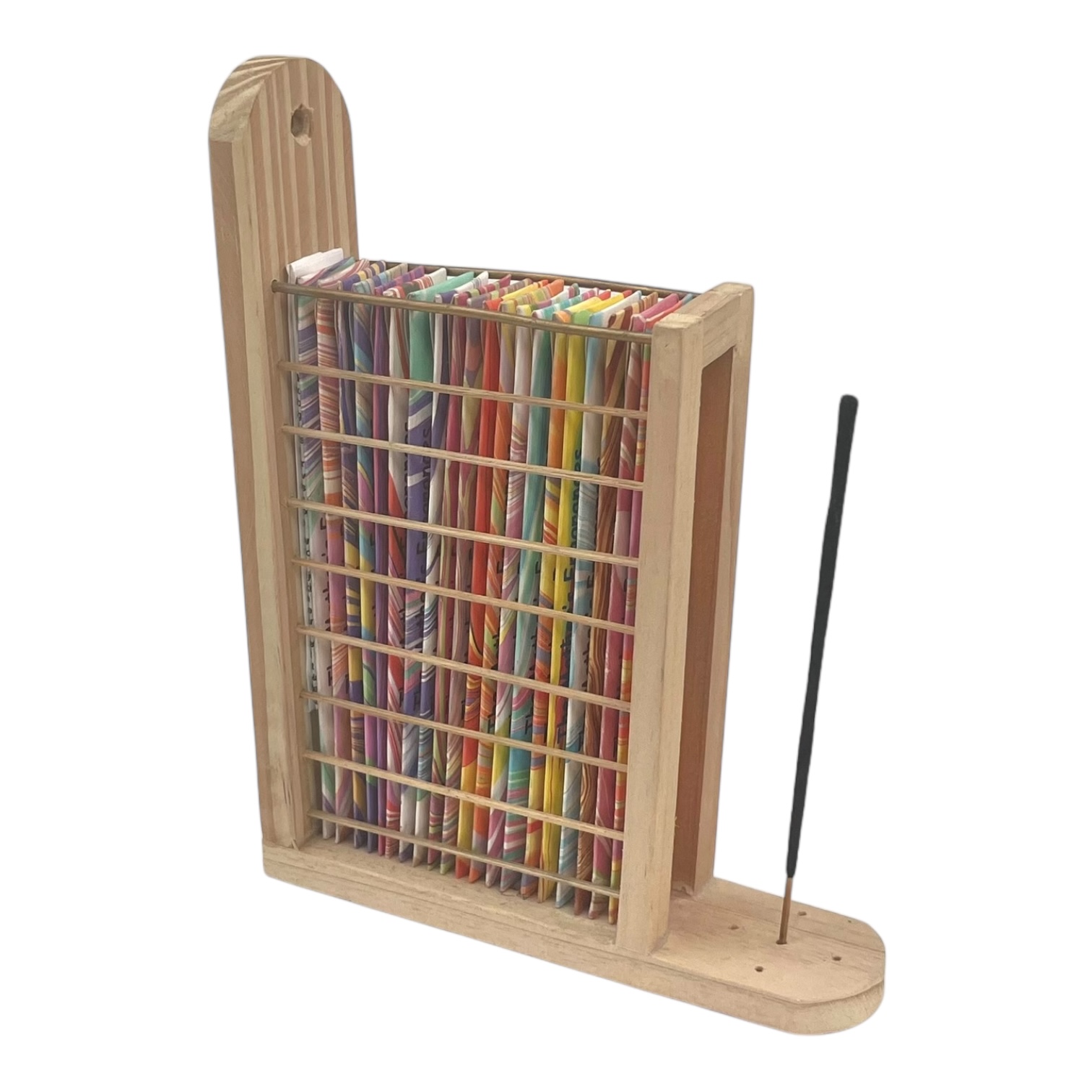 MF muurhanger hout 21x4 stokjes
