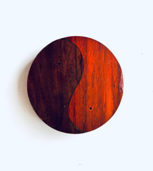 Wierookhouder Yin Yang Rozenhout/padakhout