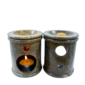 Aromalamp gekerfd busvorm cirkels 2 + 1