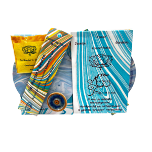 Cadeausetje met probeerpakje, 12ks, gs en houdertje, blauw